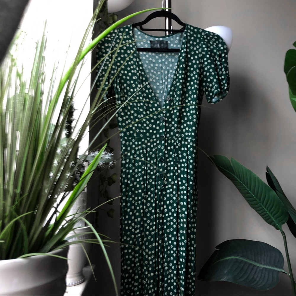 Reformation France green jumpsuit - Picture 2 of 8